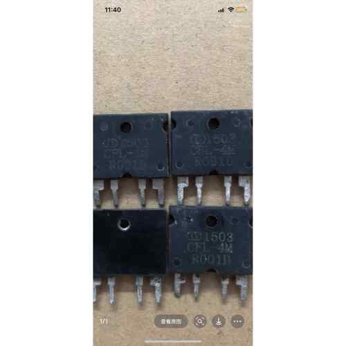 FL-4M R001D 1毫欧 四线 线精密检流电阻 原装拆机 CFL-4M R001D