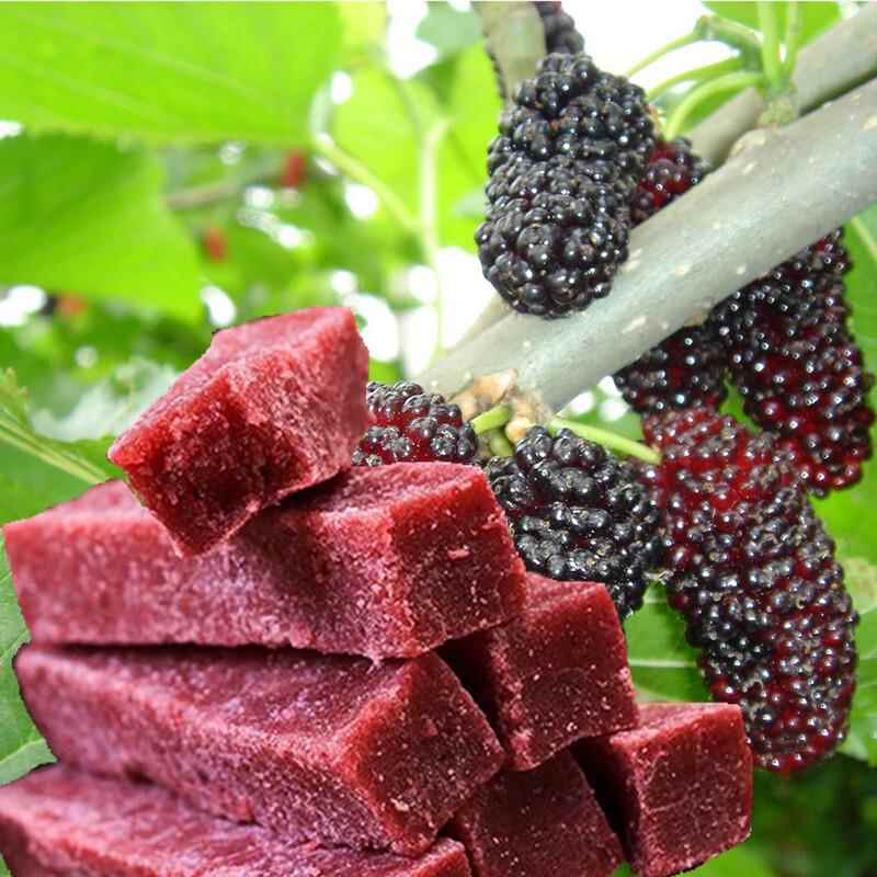 紫桑椹山楂条六物陈皮山楂条片酸甜开胃独立包装天然小散装零食