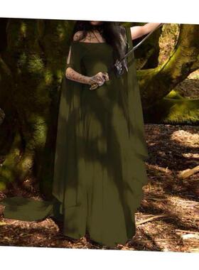 S-5xl Full-size Ladies Halloween Party Dress大尺码万圣节洋装