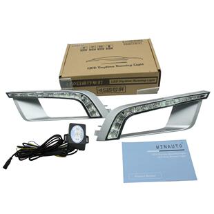 适用于2016年FD福特ranger带黄光双色LED日间行车灯专车专用