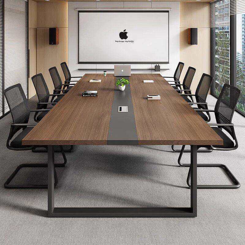 会议桌会长桌长方形议室桌公椅DBK-01合简约现组公桌板式公家具