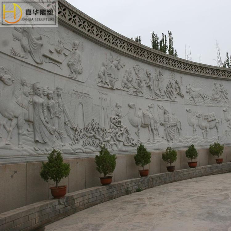 石雕浮雕青石人物壁画汉白玉大理石文化浮雕壁画校园广场景观摆件