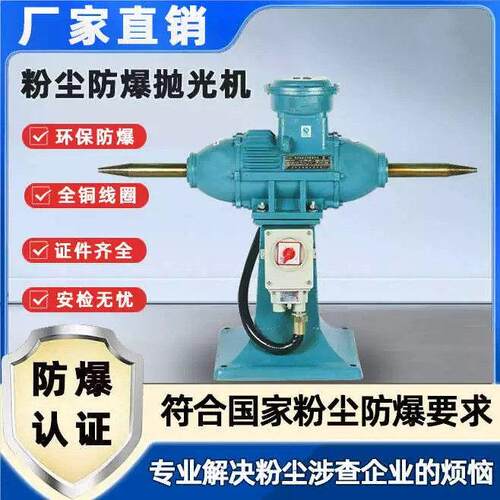 粉尘防爆抛光机打磨机立式磨光机电动马达环保型落地式抛光打磨机