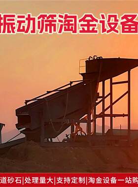 砂金矿开采砂金机器淘金震动分离筛多层振动筛选金设备厂家