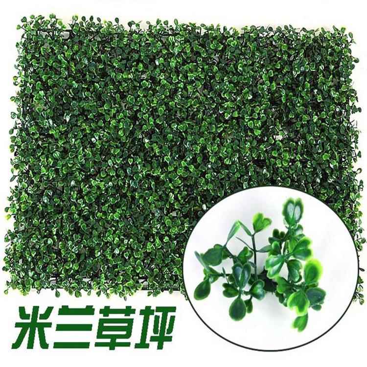 仿真米兰草坪 植物墙室内装饰人造塑料花假绿植人工绿色草皮