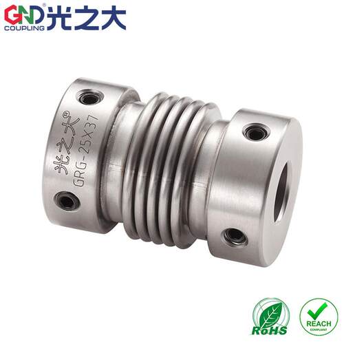 不锈钢波纹管联轴器供应无间隙高扭矩联轴器GRG-20X32弹性连轴器