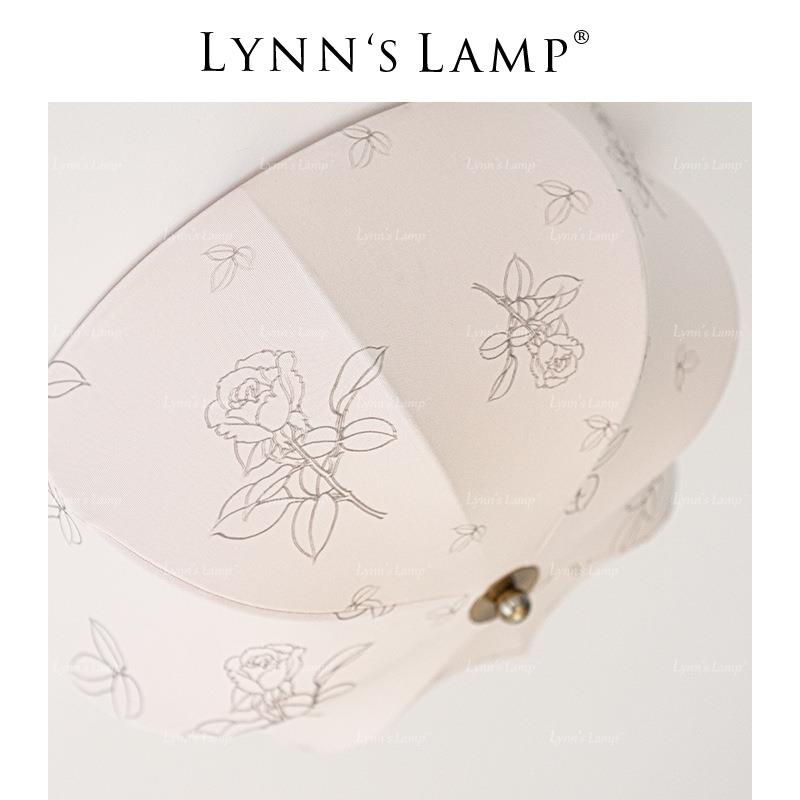 Lynns意法式复古艺吸'顶灯布卧384室书立房花纹主卧美式浪漫餐厅