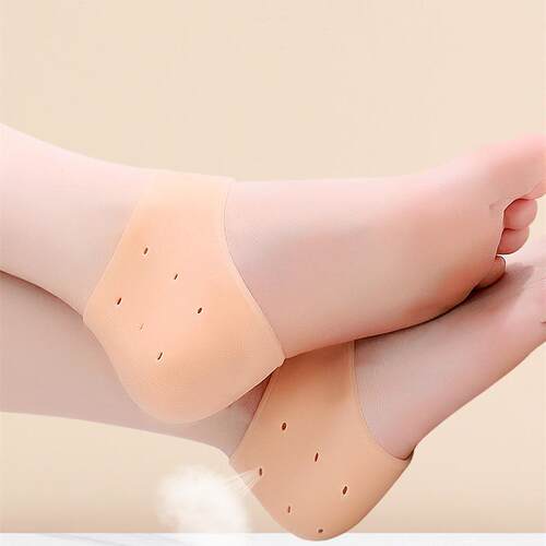 Invisible Height-Increasing Insoles for Women, Silicone Heel