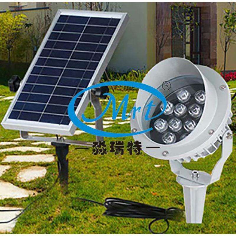 LED太阳能景观亮化公园庭院插地灯草坪灯花园灯12W外壳套件