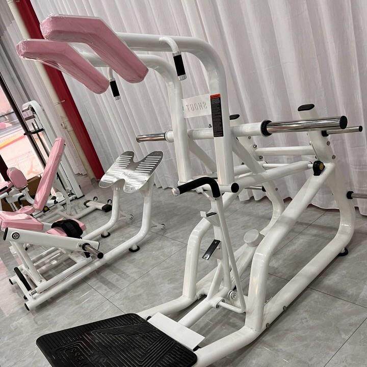 女子塑型器械史密斯飞鸟训练器练臀大腿内外展高低拉一体机训练器