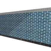 90饭店墙裙贴纸墙纸自粘商用餐馆墙贴墙围装 饰红砖块壁纸背景墙