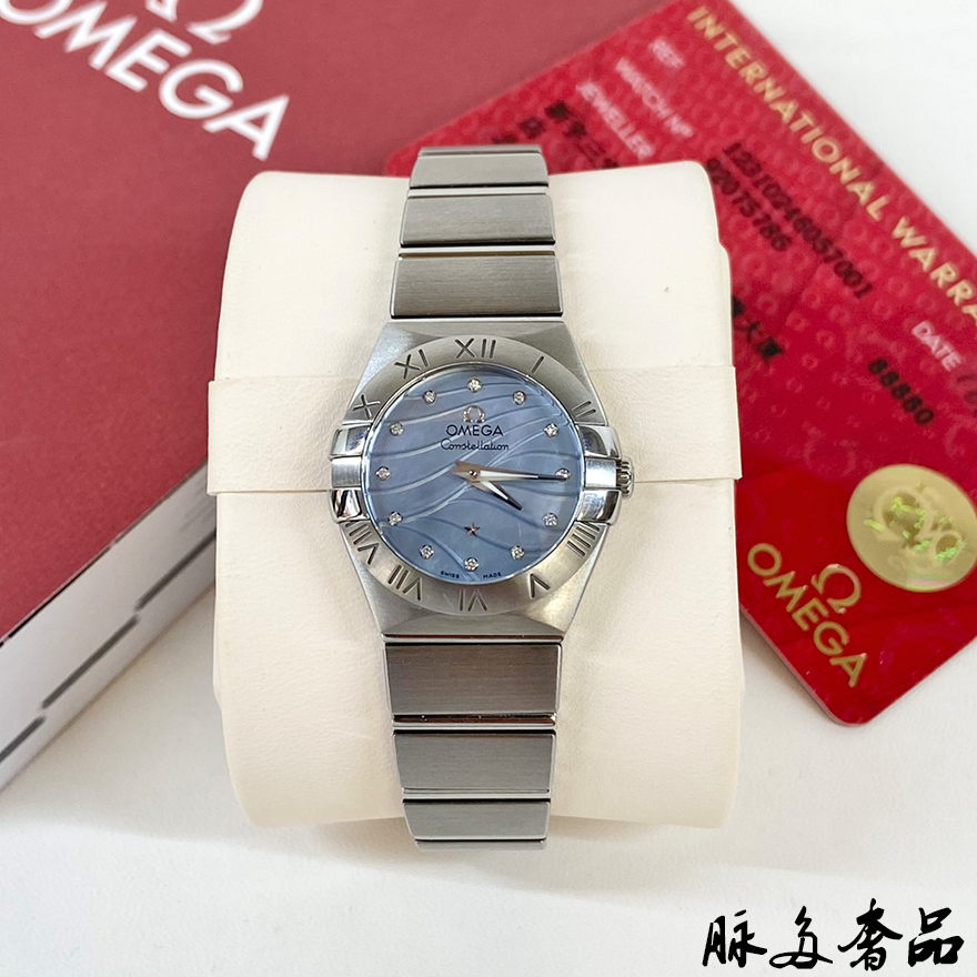 一口价98新欧米茄星座系列石英手表女表 123.10.24.60.57.001