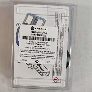 金色带504141 Entrust DS4 ES1金融卡凸字机专用 银行金融卡 003