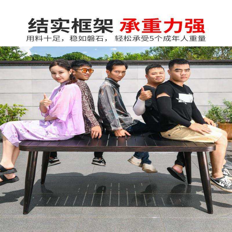 户外铸铝桌椅家具庭院露台组合五件套餐桌花园休闲铝合金桌椅室外