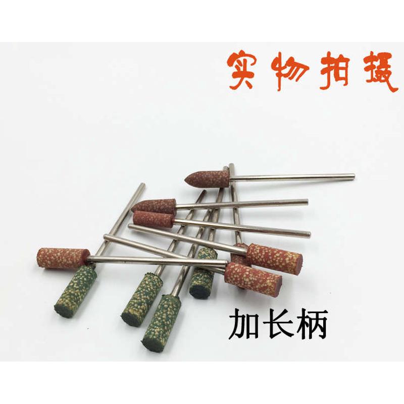 科盈芝麻打磨头毛刺抛光气动电磨机金属磨具圆柱金刚石弹性海绵轮