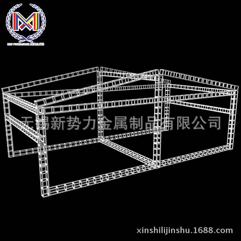 供应钢铁桁架批发拼接折叠钢铁桁架广告展示架 方管小桁架批发