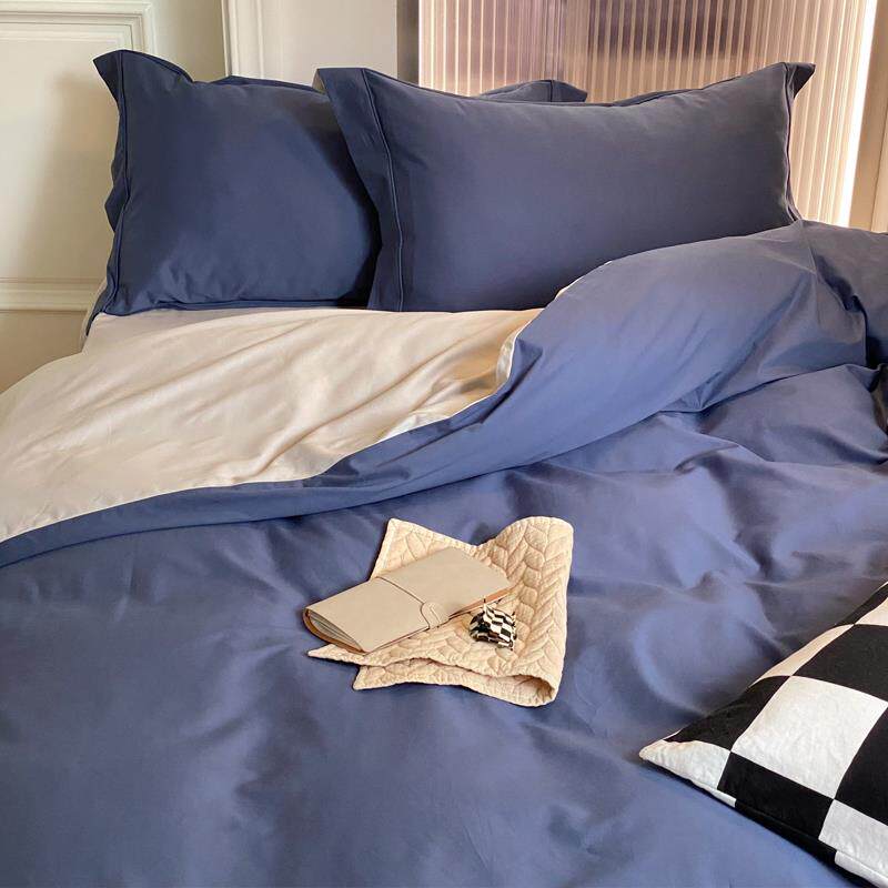正品温暖1冬00支加厚套保暖纯棉磨毛棉四件秋全北欧床笠款