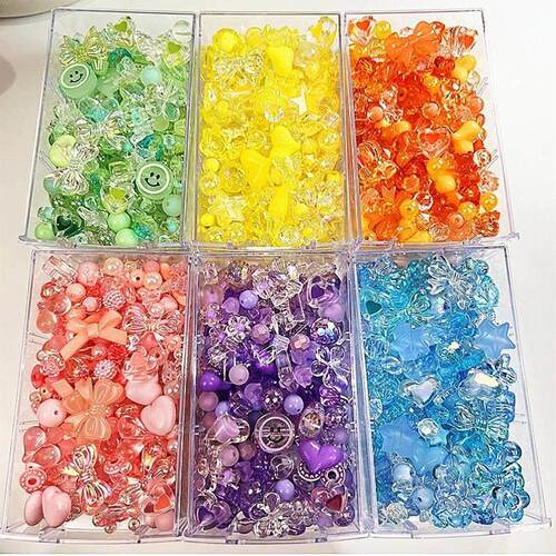Acrylic Beads For DIY Handmade Bracelet Making Accessories