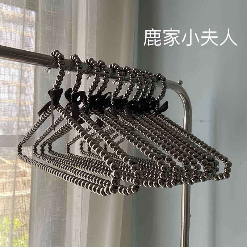 今年超火~高级美黑珍珠衣架 高品质衣帽间挂衣架 气质又贵气衣撑