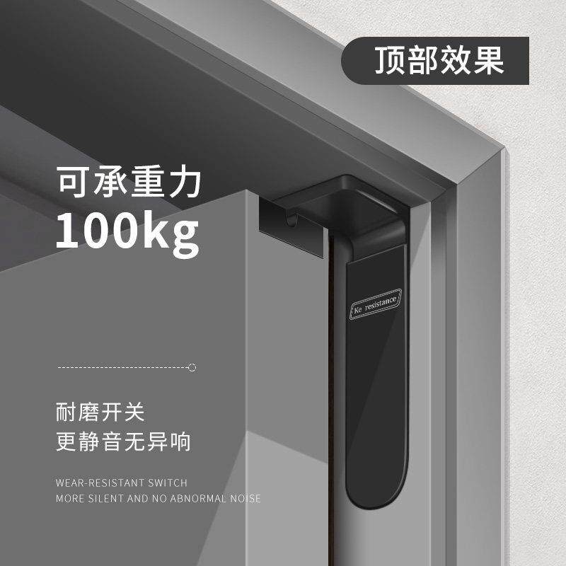 隐形门不锈钢合页天地铰链天地轴上下转轴暗门暗藏内外开木门可调