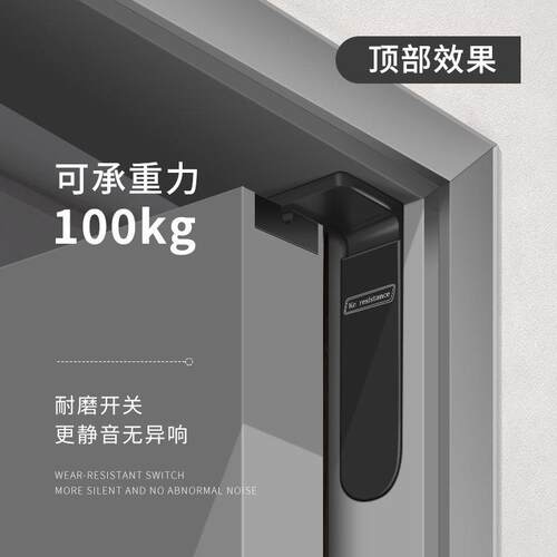 隐形门不锈钢合页天地铰链天地轴上下转轴暗门暗藏内外开木门可调