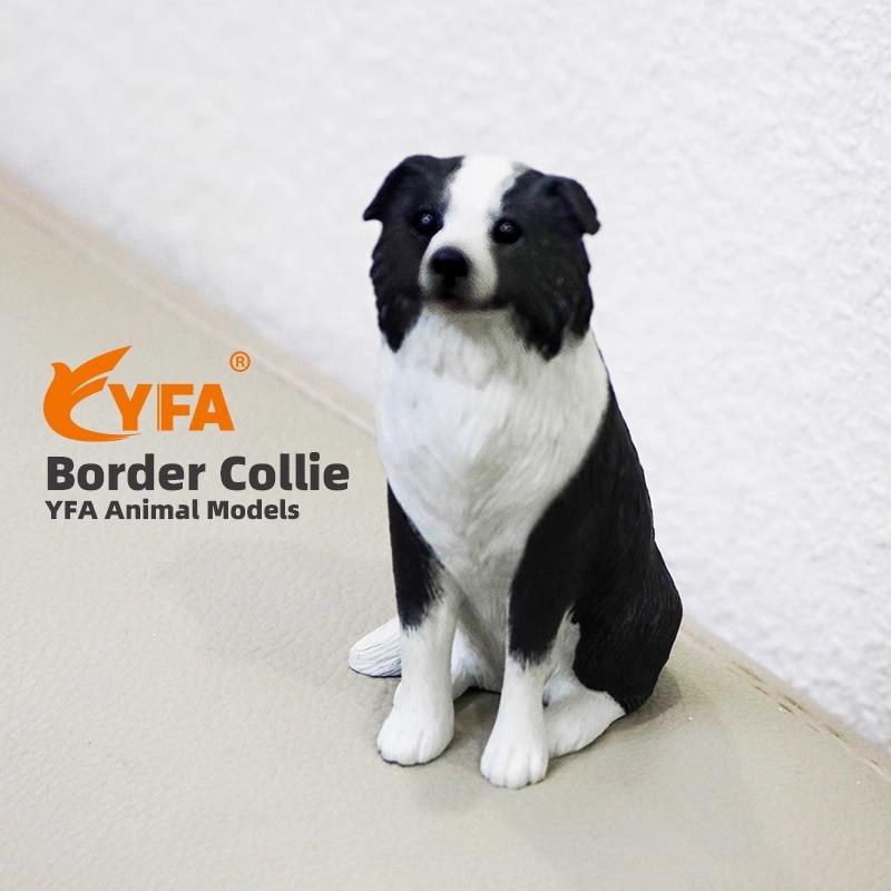 直销迷你小边牧车载摆件边境牧羊犬狗模型