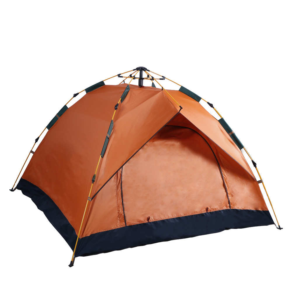 户外双层帐篷全自动速开露营帐篷防雨防晒沙滩野营野餐自动帐篷