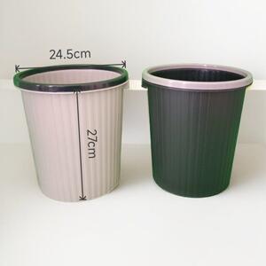 厂家直销塑料家用垃圾桶简约高颜值卧室厕所无盖压圈纸篓垃圾桶