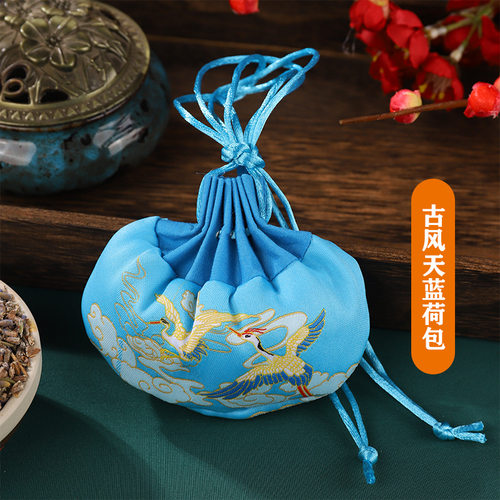 重阳节艾叶刺绣空袋香袋茱萸香囊随身上带的香包古风养老院小礼品