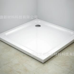 ABS底盆白色黑色扇形方形L型淋浴房底座5cm底盆直销