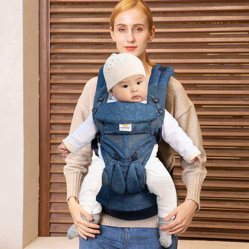 现货婴儿背带四季透气拉链背袋横前抱式宝宝腰凳抱娃背带