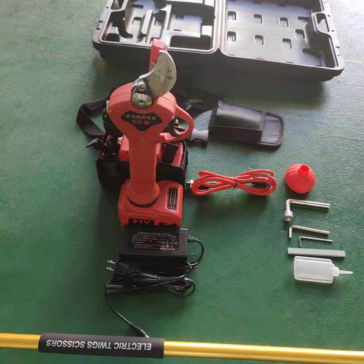 厂区绿化花木枝条修剪设备锂电池大开口的电剪刀苗圃电动剪枝机