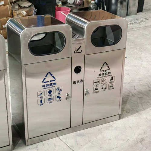 厂家直销多分类户外垃圾桶不锈钢垃圾桶环卫清洁设施小区保洁桶