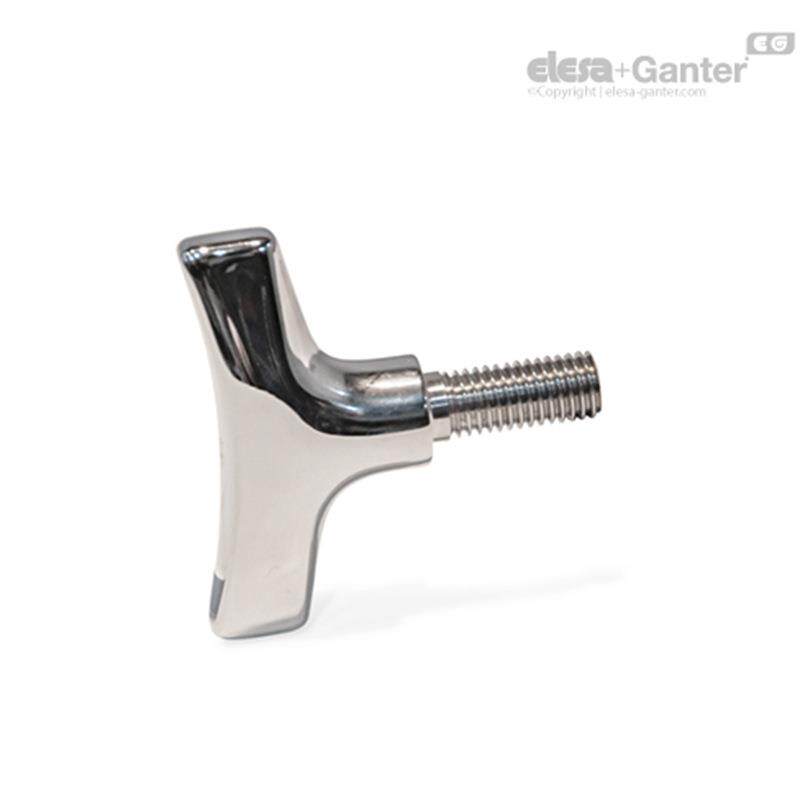 Elesa Ganter伊莉莎冈特 GN 8350 机翼形螺母不锈钢-亚光喷砂饰面