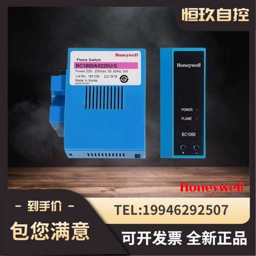 Honeywell火焰监测器BC1000A0220U/E离子检测信号转换 开关量输出