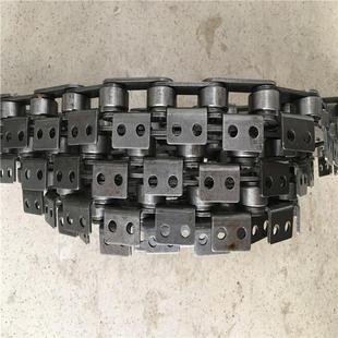 双节距输送链条C2052大滚珠链条直板带耳弯板链条非标弯板链条