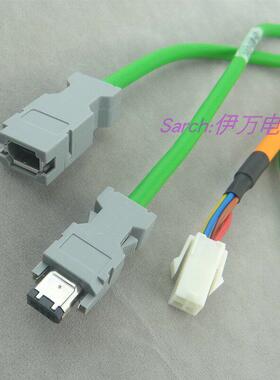 安川SGM7J小功率伺服电机线JZSP-C7M03-03编码器线CMP00制动器33