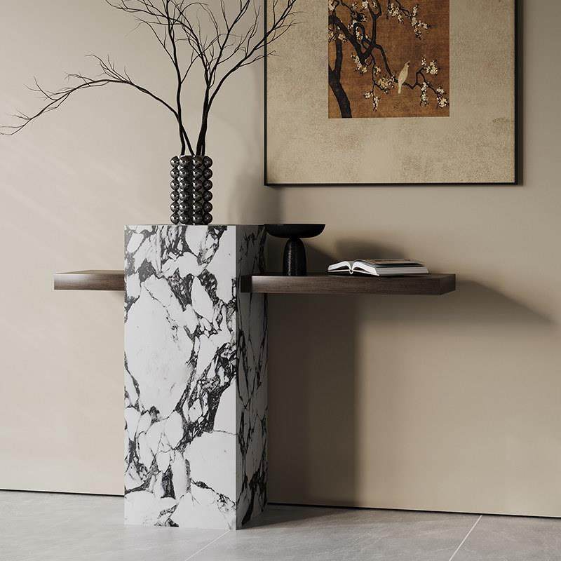 现代简约岩板玄关台高端入户门厅玄关桌玄关柜酒店会所大厅端景台,住宅家具,玄关台,淘宝优惠券,粉丝福利购,淘宝优惠卷