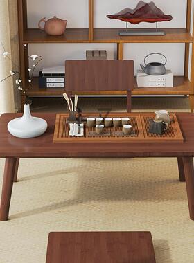 LZ1飘窗小子上可折叠炕桌家用HYR榻榻米非木实茶几桌床学习吃饭矮