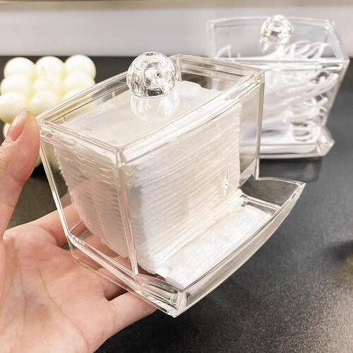 Makeup cotton swabs storage box, makeup remover cotton, toot
