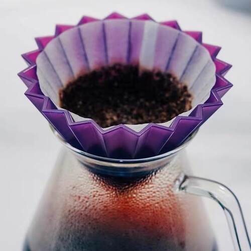 V60树脂折纸滤杯杯托国产origami手冲咖啡滴滤式过滤杯蛋糕滤杯