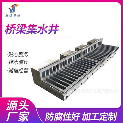 集井隧道路政面水落水斗铸铁预埋集槽市园林排水格栅水BNZ市政工
