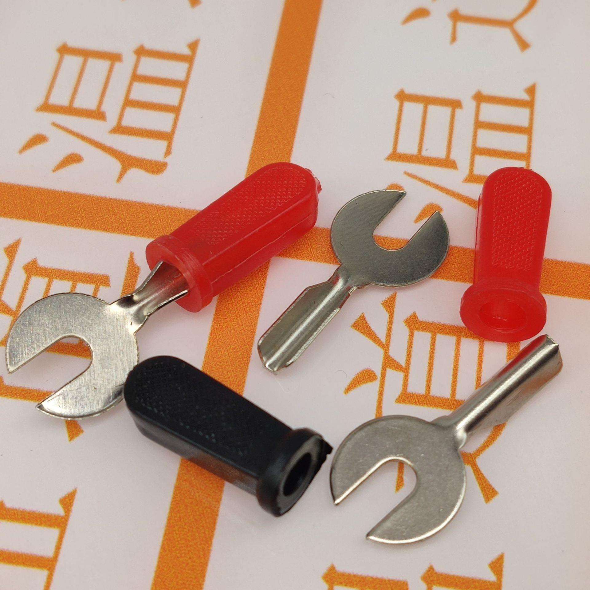 物理电学实验导线叉 物理导线 U形插头 线叉 4mm 电路连接线 铁