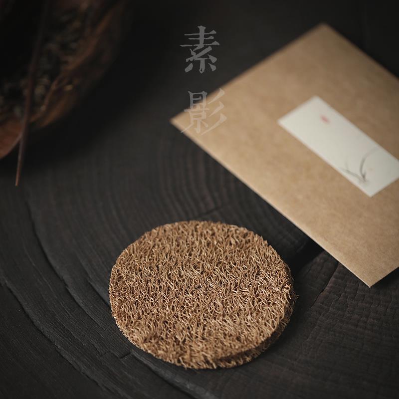 素影丝瓜垫天然丝瓜络壶承茶壶垫养壶垫杯垫茶具老丝瓜藤编茶底垫