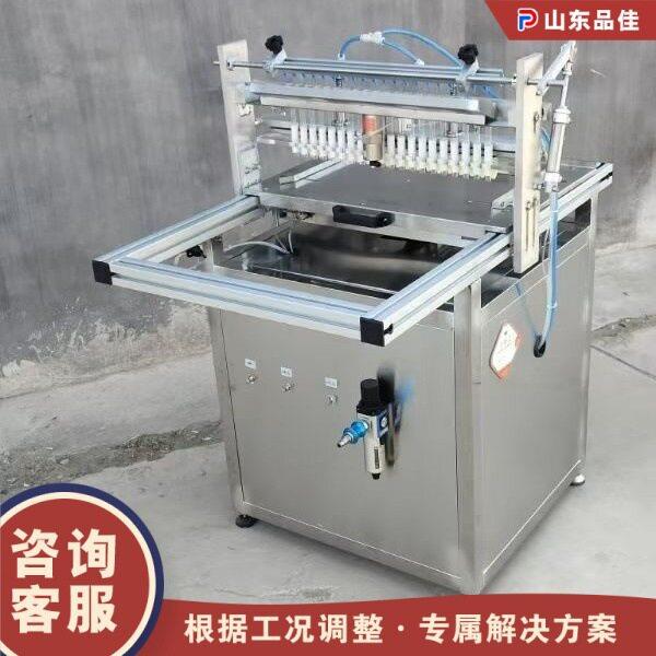 农用小型半自动穴盘播种机大棚蔬菜种子育秧机漂盘覆土压穴机