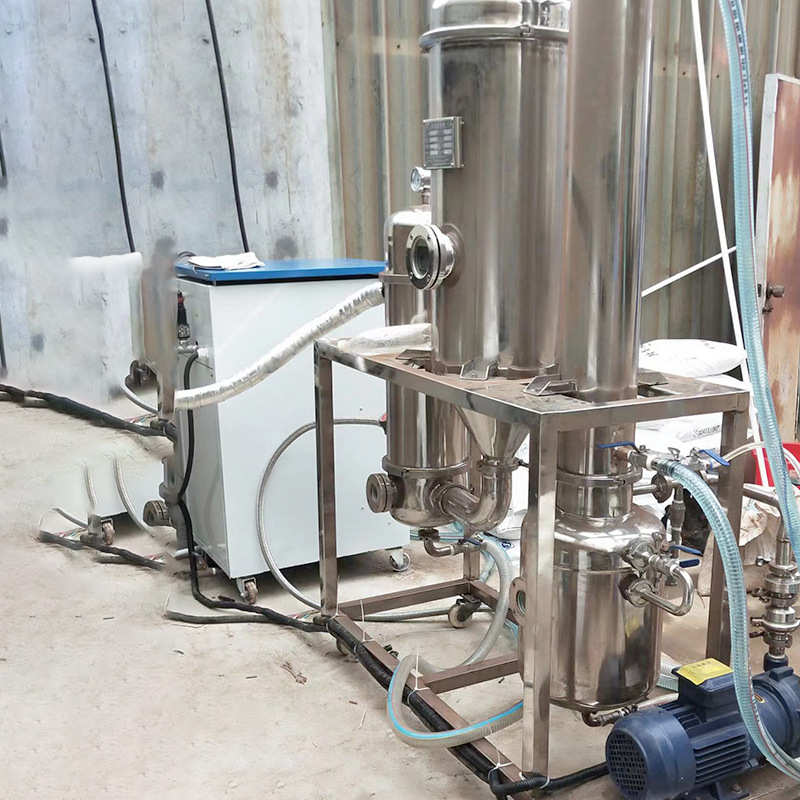 启立单效蒸发器高盐废水单效真空蒸发器外循环单效降膜浓缩器加工