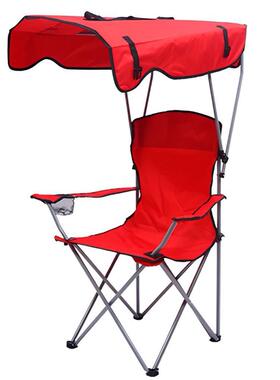 德国工叠带艺户外用折叠椅子便携折04754叠沙滩椅遮阳品篷椅折椅