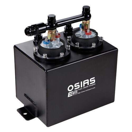 OSIAS新品3L双燃料缓冲罐套件带AN10燃油分供管和2x044燃油泵跨境