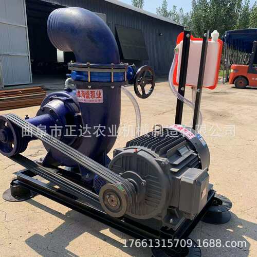 移动防汛农用自吸泵10寸12寸应急排水混流泵工程倒水排水机