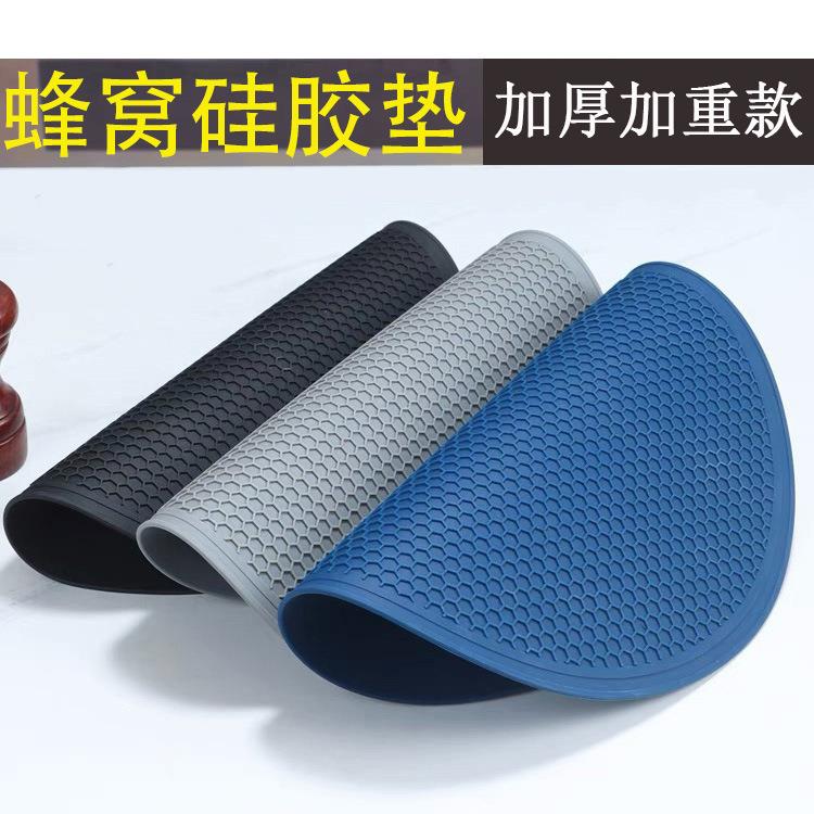 硅胶耐高温餐桌垫防滑垫子盘垫杯子垫厨房沥水垫微波炉防烫垫圆形
